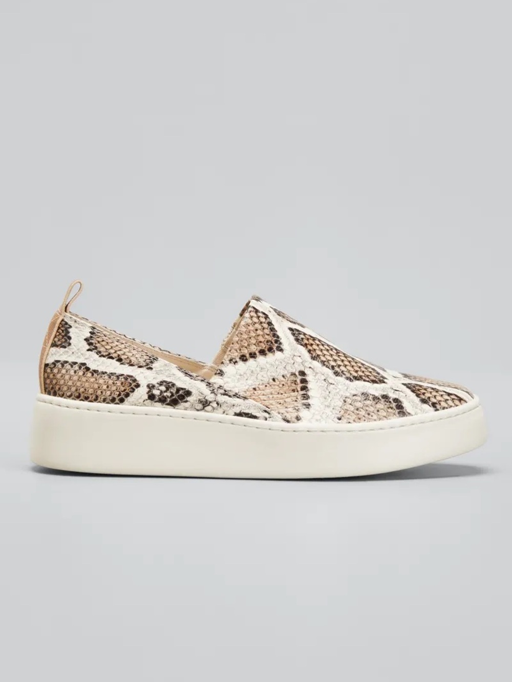 Vince Snakeskin Print Sneakers